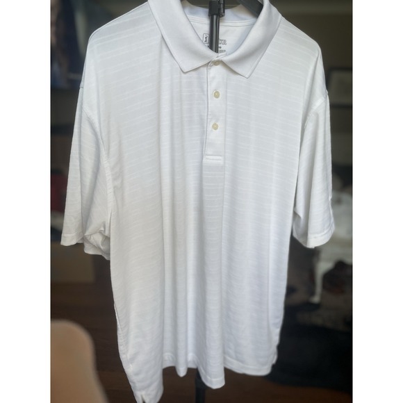 PGA Tour Other - PGA Tour Men's 2XL Golf Polo Shirt Performance White Short Sleeve